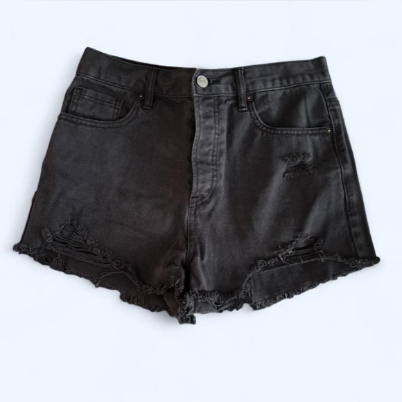 PacSun Pants - PacSun Black Ripped Jean Shorts